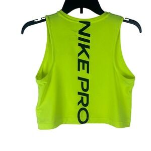 Nike Pro Dri-FIT Kids Training Tank Top Volt Neon Yellow FV2422-702 Large NWT